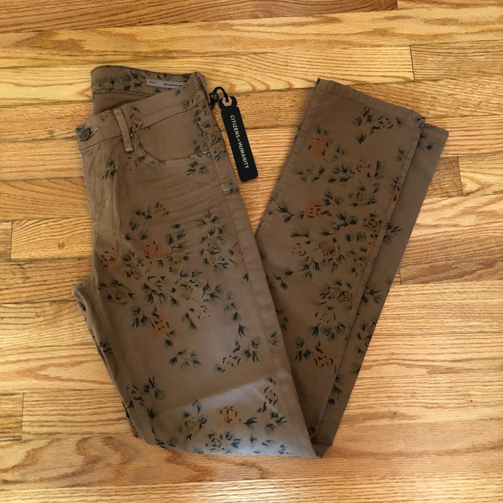 Citizens of Humanity Floral Jeans